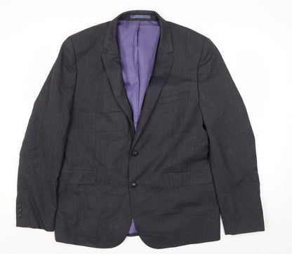 Mens UK Size 44 Marks and Spencer Regular Grey Suit Jacket