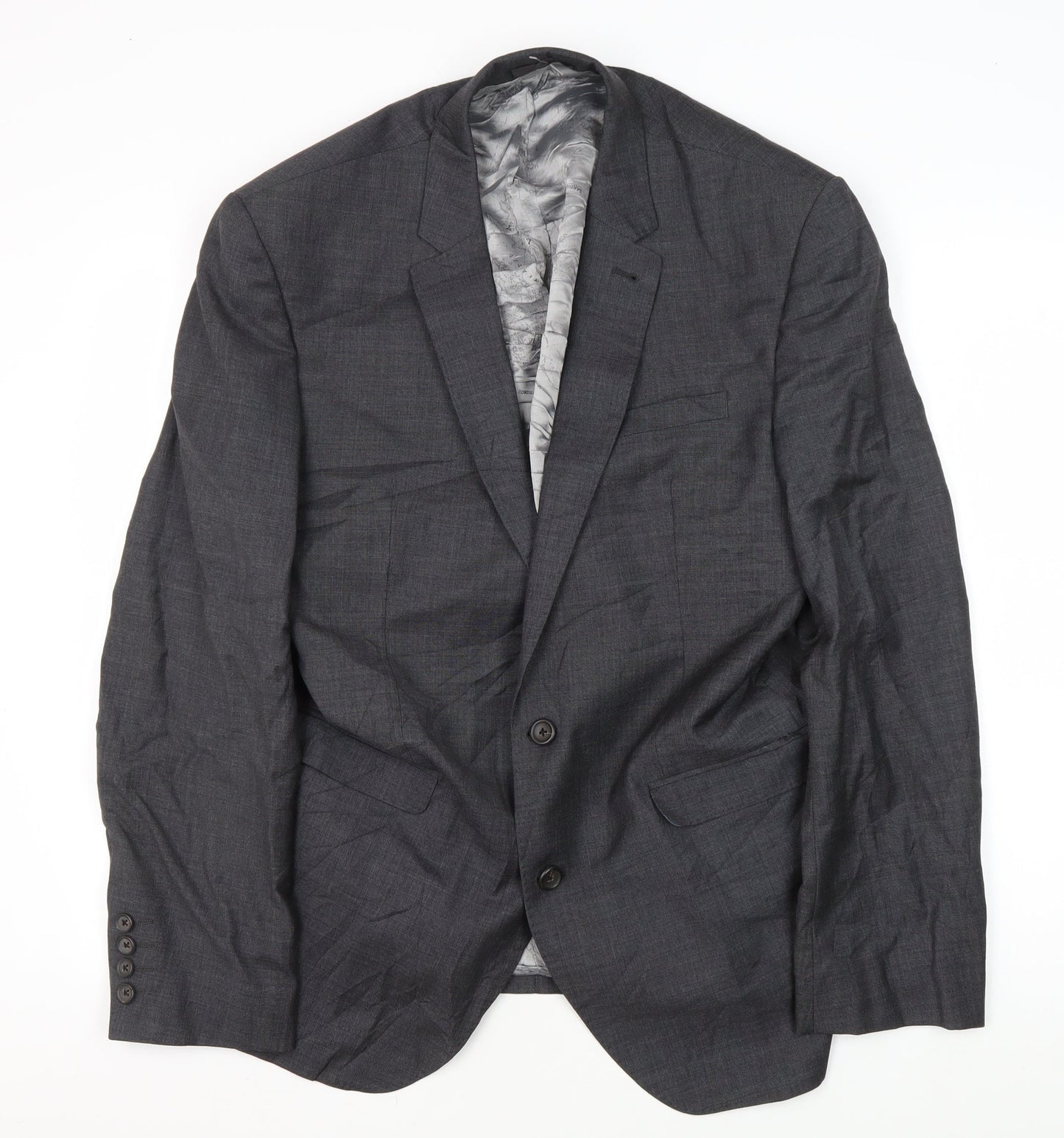 Mens UK Size 42 NEXT Regular Grey Suit Jacket