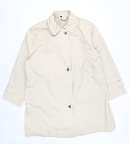 Womens UK Size 14 Berketex Beige Trench Coat