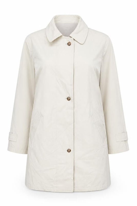 Womens UK Size 14 Berketex Beige Trench Coat