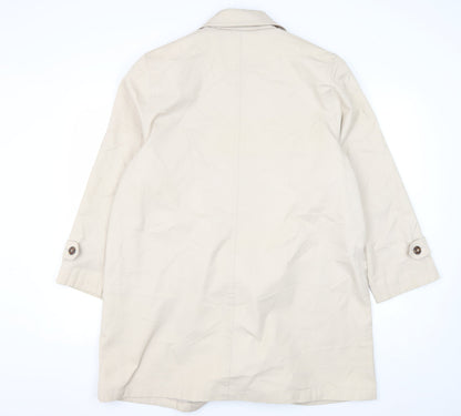 Womens UK Size 14 Berketex Beige Trench Coat