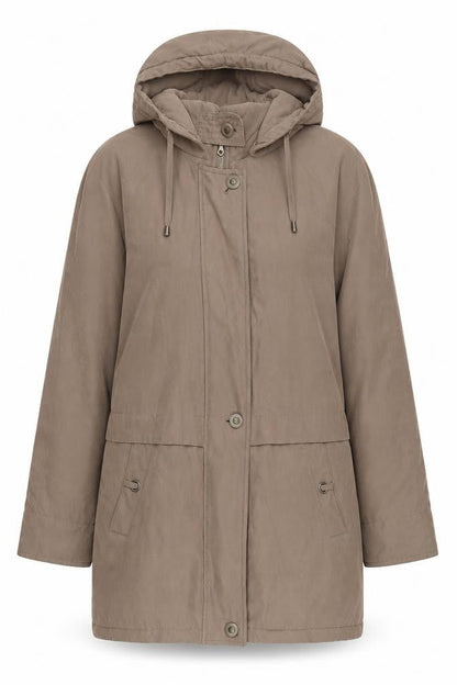 Womens UK Size M Klass Collection Brown Parka Coat
