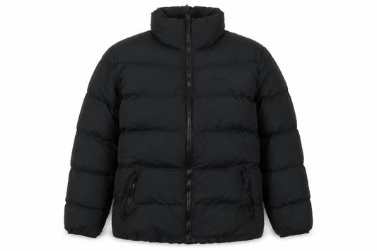 Front view of Hi Gear unisex black puffer jacket 12 plus casual winter