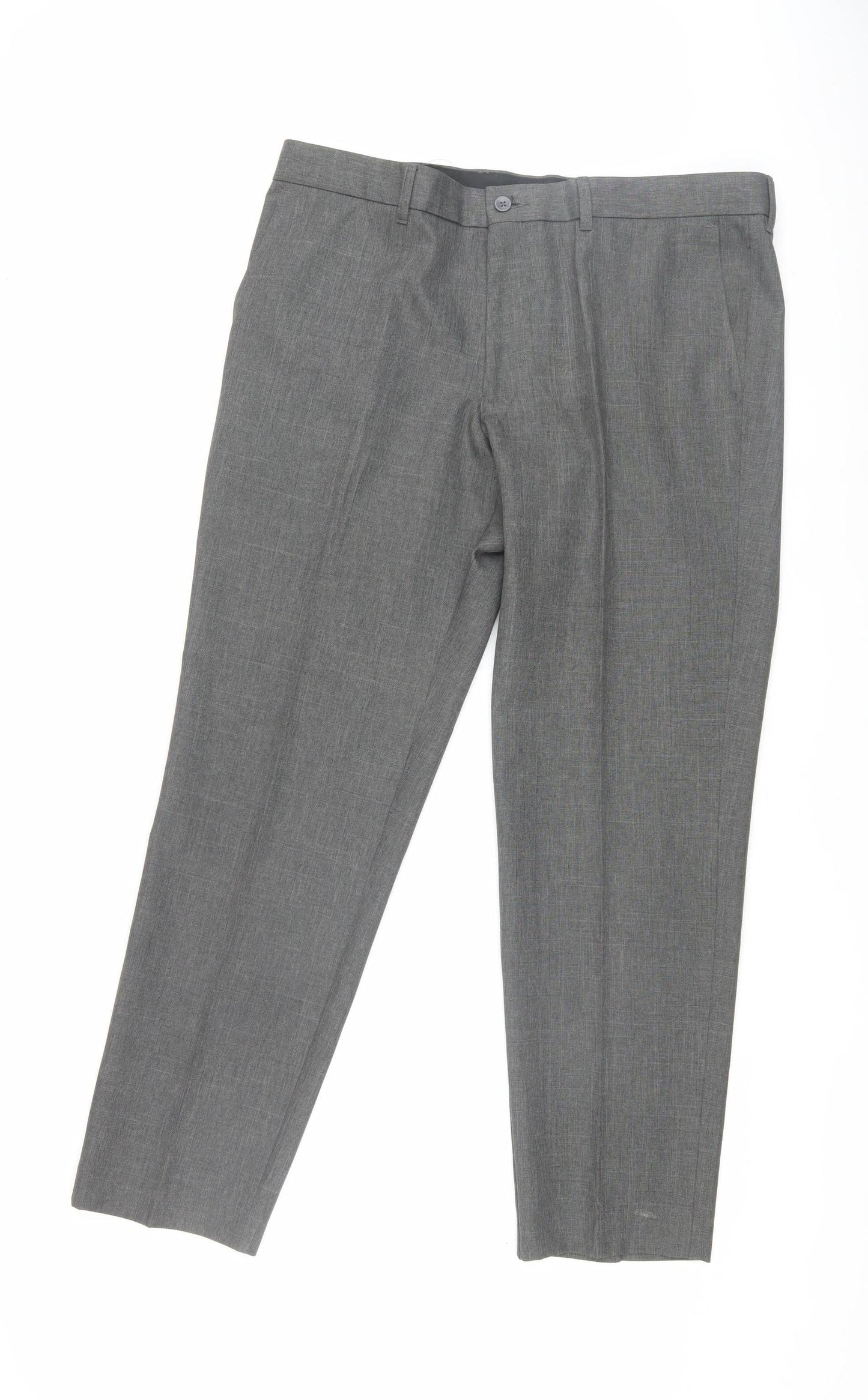 Marks and Spencer Men's Grey Slim Dress Pants Size 36