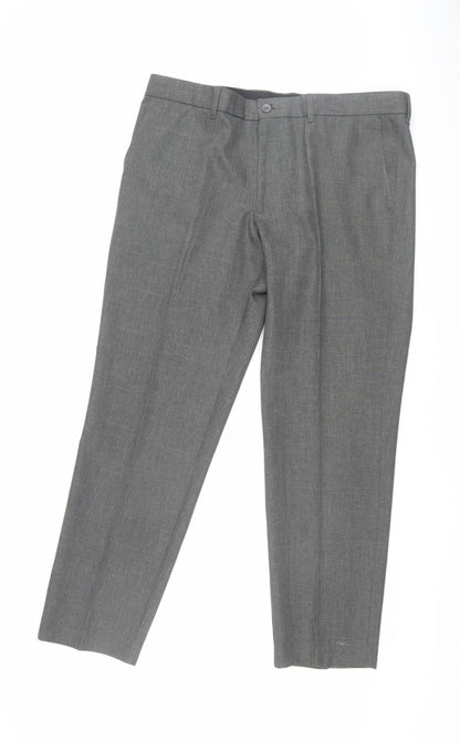 Marks and Spencer Men's Grey Slim Dress Pants Size 36