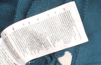 Adidas Women's Blue L Hoodie with Logo and Drawstring