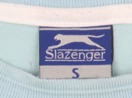 Slazenger Men's Blue Crew Neck T-Shirt - Size S