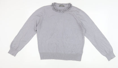 Womens UK Size L Oasis Grey Pullover Jumper