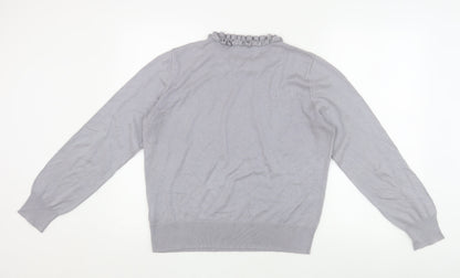 Womens UK Size L Oasis Grey Pullover Jumper