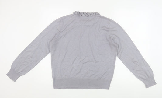 Womens UK Size L Oasis Grey Pullover Jumper