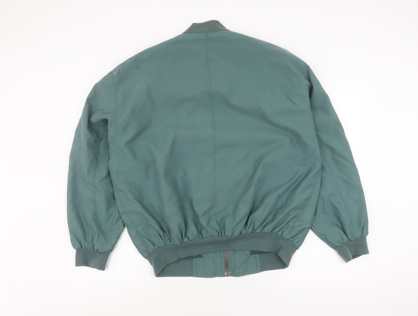 Mens UK Size S C&A Green Bomber Jacket