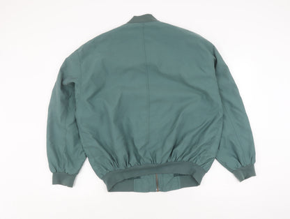 Mens UK Size S C&A Green Bomber Jacket