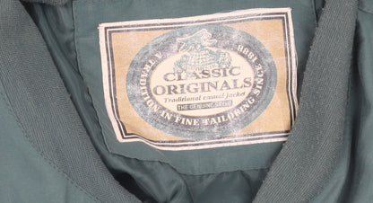 Mens UK Size S C&A Green Bomber Jacket