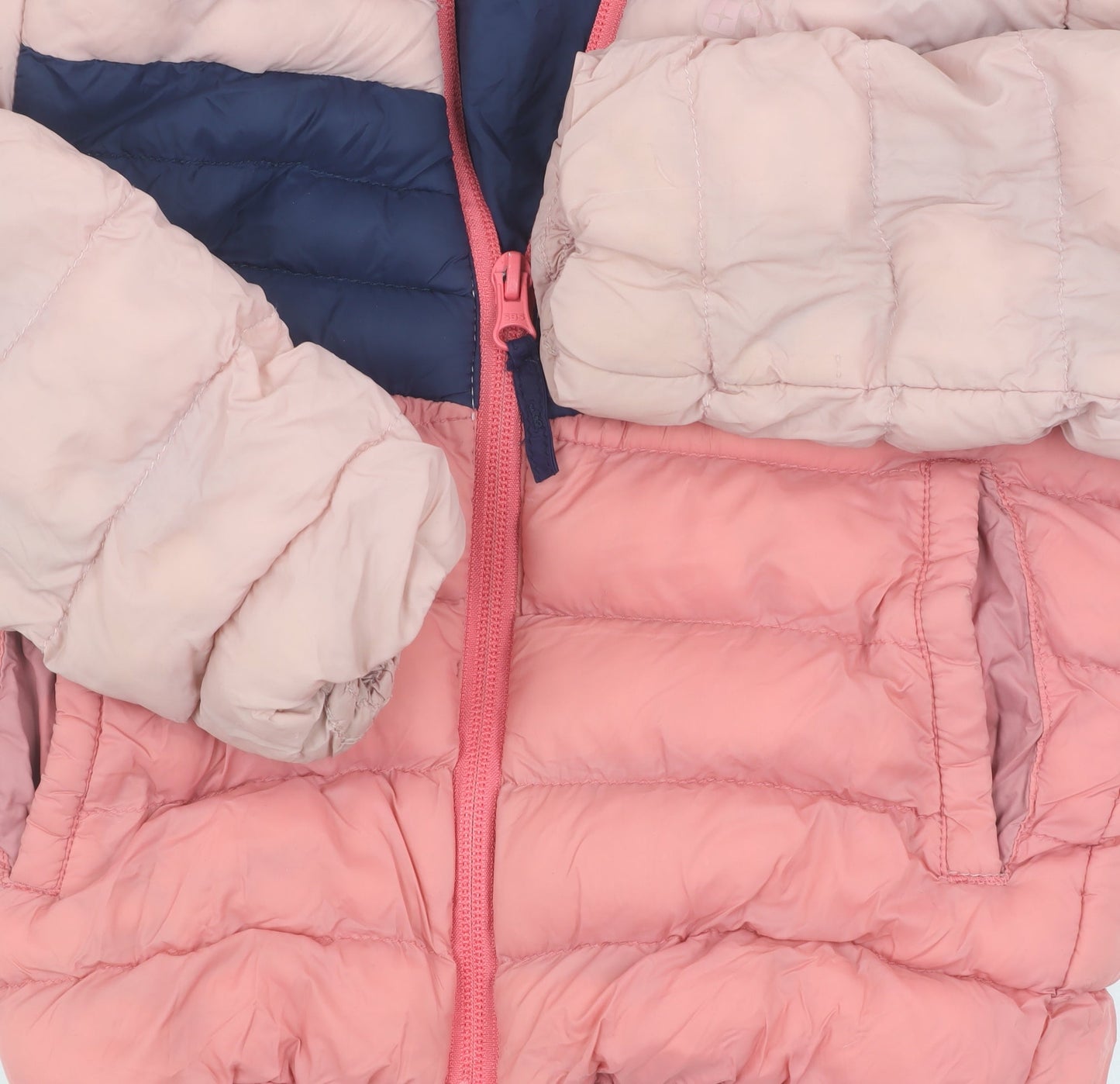 Mountain Warehouse Girls Pink & Blue Puffer Jacket 2-3 Years