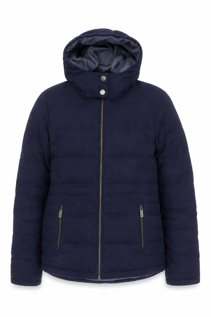 Womens UK Size 10 FatFace Blue Puffer Jacket
