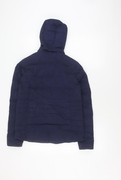 Womens UK Size 10 FatFace Blue Puffer Jacket