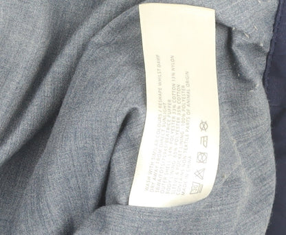 Womens UK Size 10 FatFace Blue Puffer Jacket