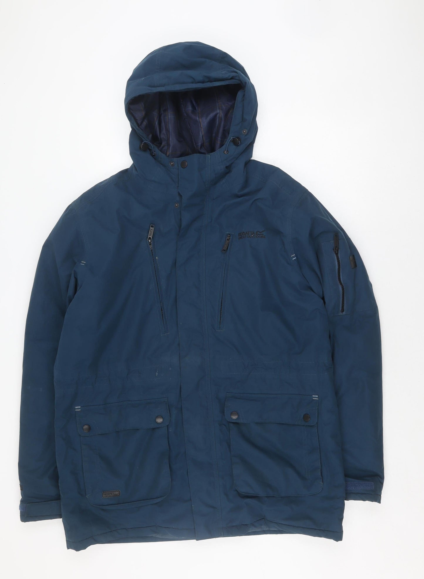 Mens UK Size M Regatta Blue Parka Coat