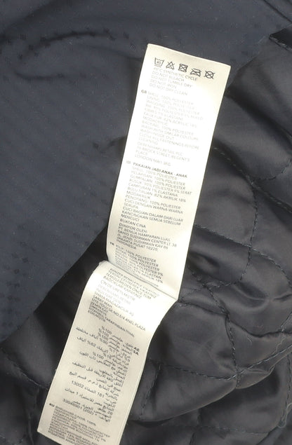Jasper Conran Girls Black Puffer Jacket Age 5-6