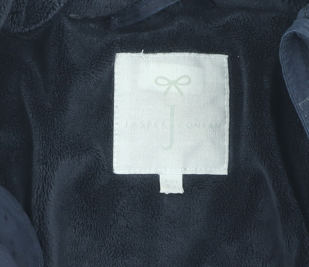 Jasper Conran Girls Black Puffer Jacket Age 5-6