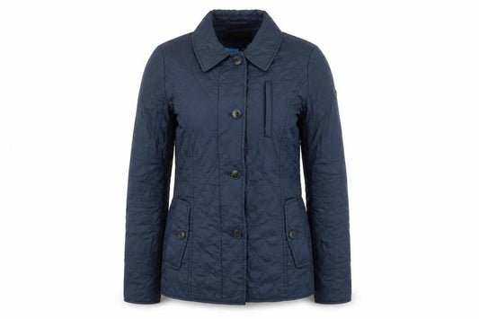 Womens UK Size 8 Fuchs Schmitt Blue Quilted Coat
