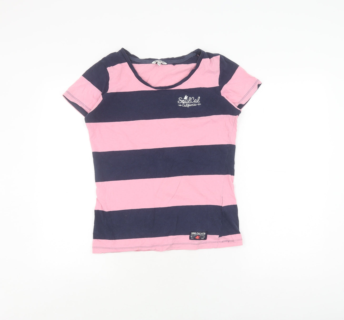 Womens UK Size 12 SoulCal & Co Pink  T-Shirt