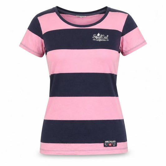 Womens UK Size 12 SoulCal & Co Pink  T-Shirt