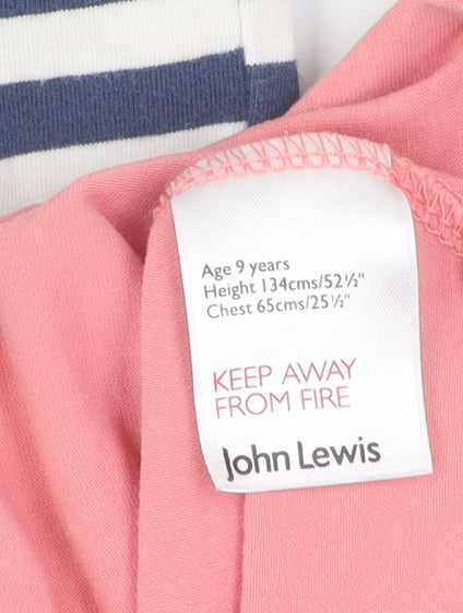 John Lewis Girls Multicoloured Fit & Flare Dress, Size 9