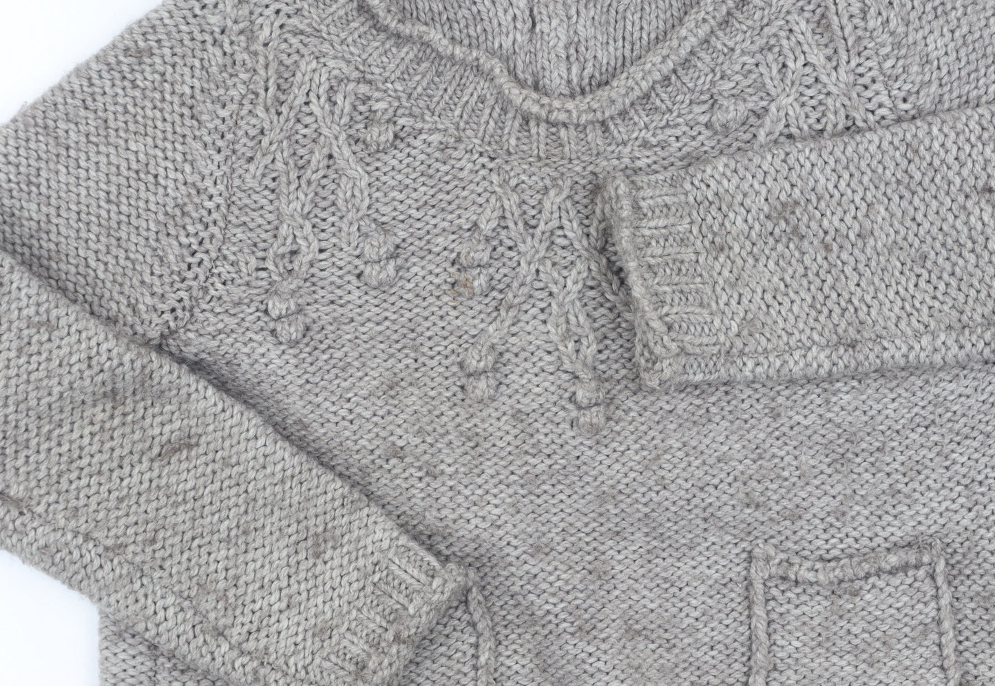 Womens UK Size 10 Marks and Spencer Grey Pullover Jumper