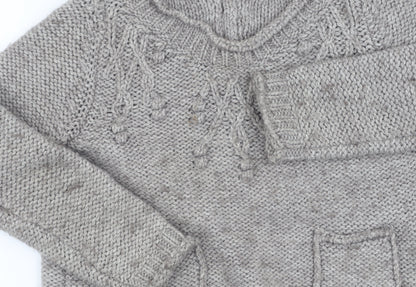 Womens UK Size 10 Marks and Spencer Grey Pullover Jumper