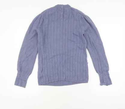 Womens UK Size 12 Marks and Spencer Blue Pullover Jumper