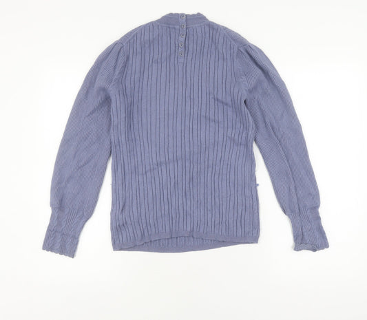 Womens UK Size 12 Marks and Spencer Blue Pullover Jumper
