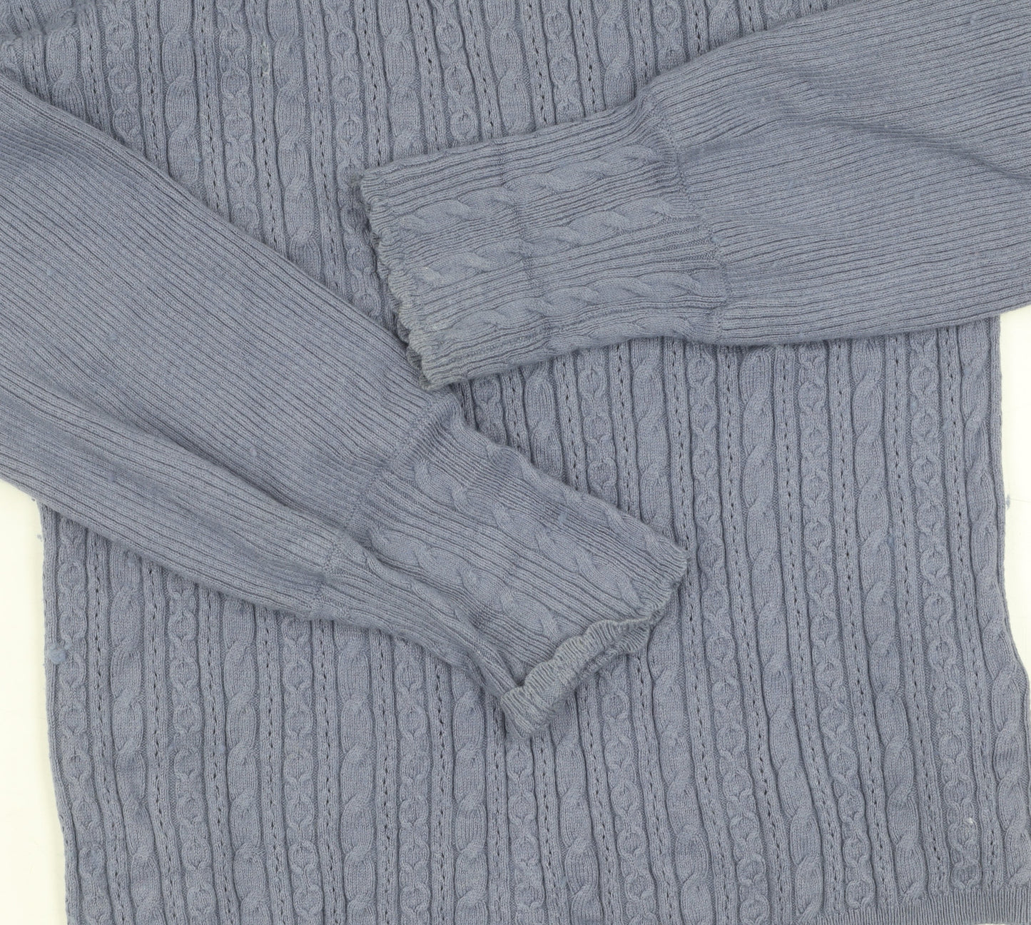 Womens UK Size 12 Marks and Spencer Blue Pullover Jumper