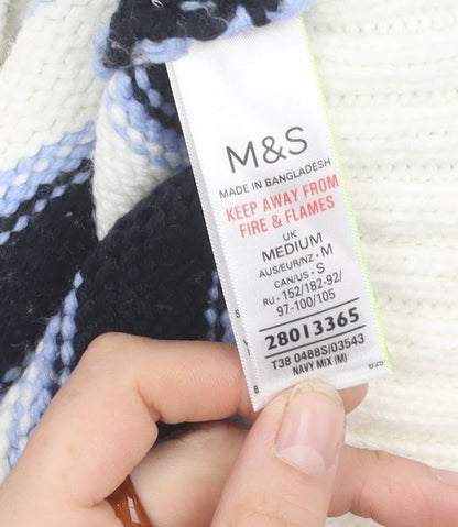 Womens UK Size M Marks and Spencer Multicoloured Pullover Jumper