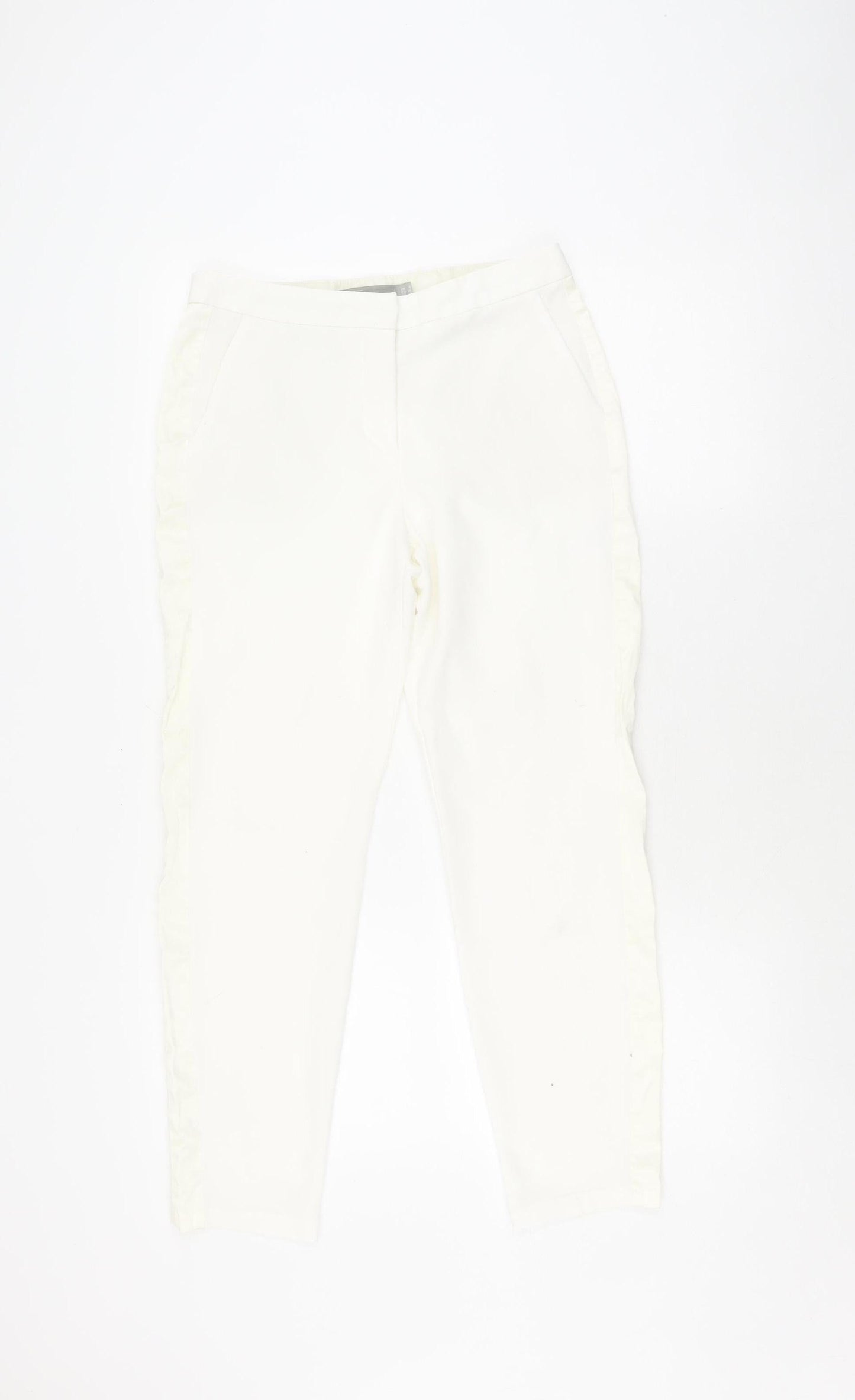 Womens UK Size 8 ASOS   White Trousers