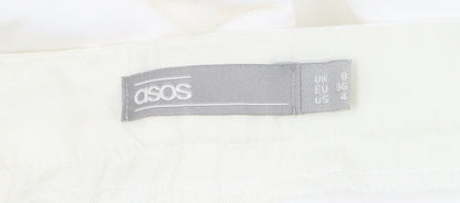 Womens UK Size 8 ASOS   White Trousers