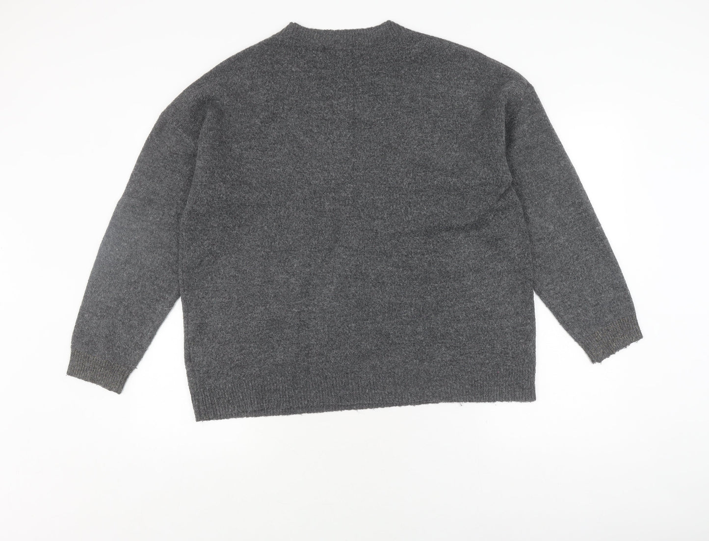 Womens UK Size L NEXT Grey Pullover Jumper