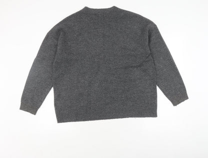 Womens UK Size L NEXT Grey Pullover Jumper