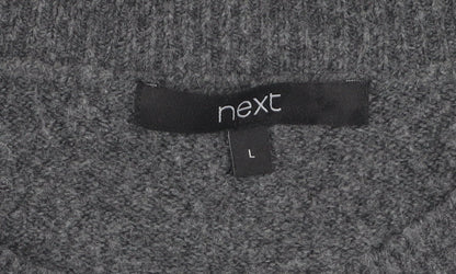 Womens UK Size L NEXT Grey Pullover Jumper