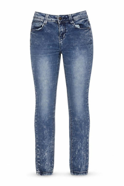 Womens UK Size 8 New Look Slim Fit Skinny Blue Jeans