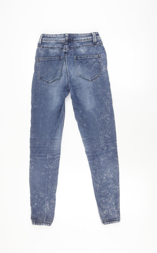 New Look Women's Blue Skinny Jeans Size 8