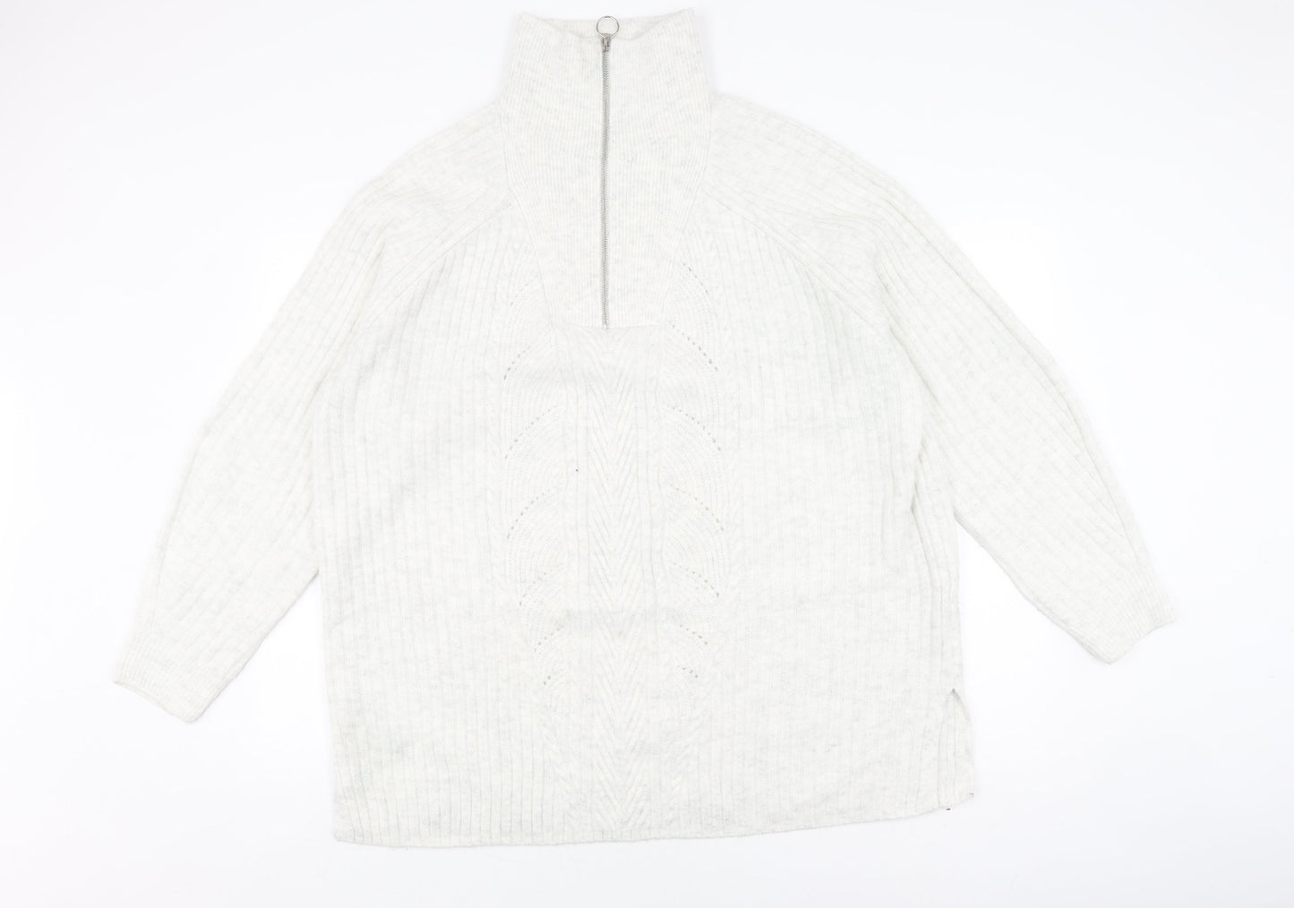 Marks and Spencer Men's Grey XL Roll Neck Jumper