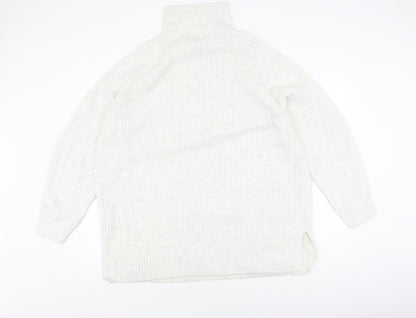 Marks and Spencer Men's Grey XL Roll Neck Jumper