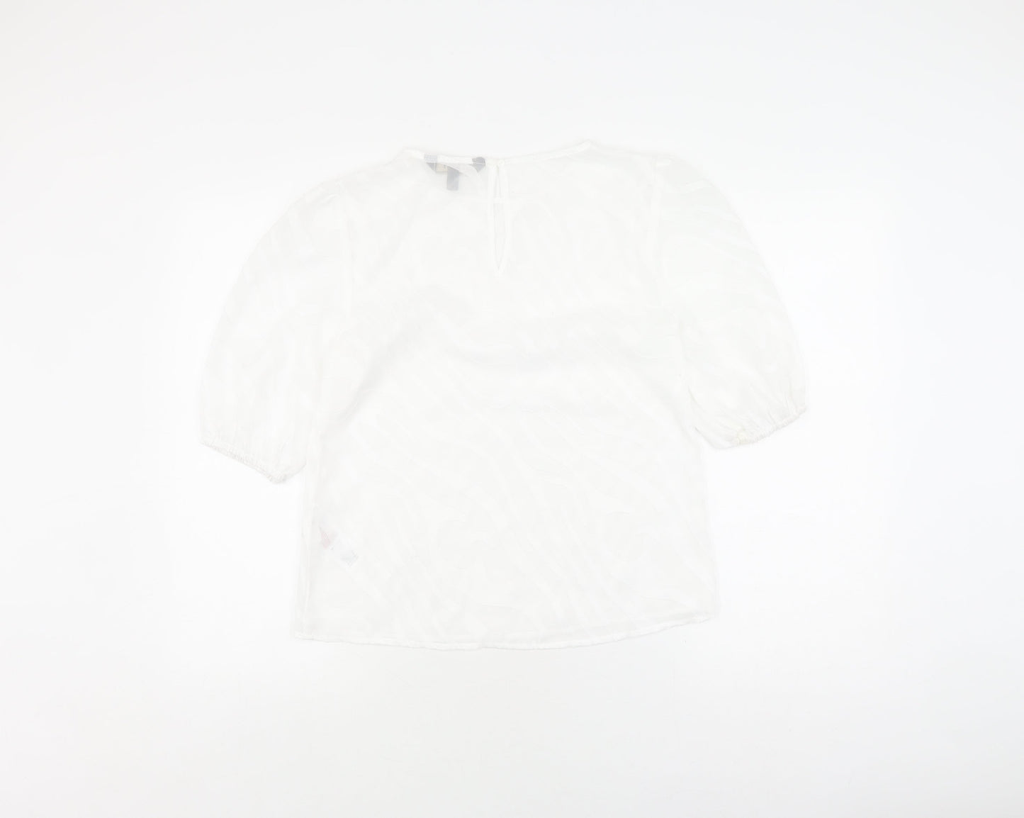 Womens UK Size 6 Lipsy White  Blouse