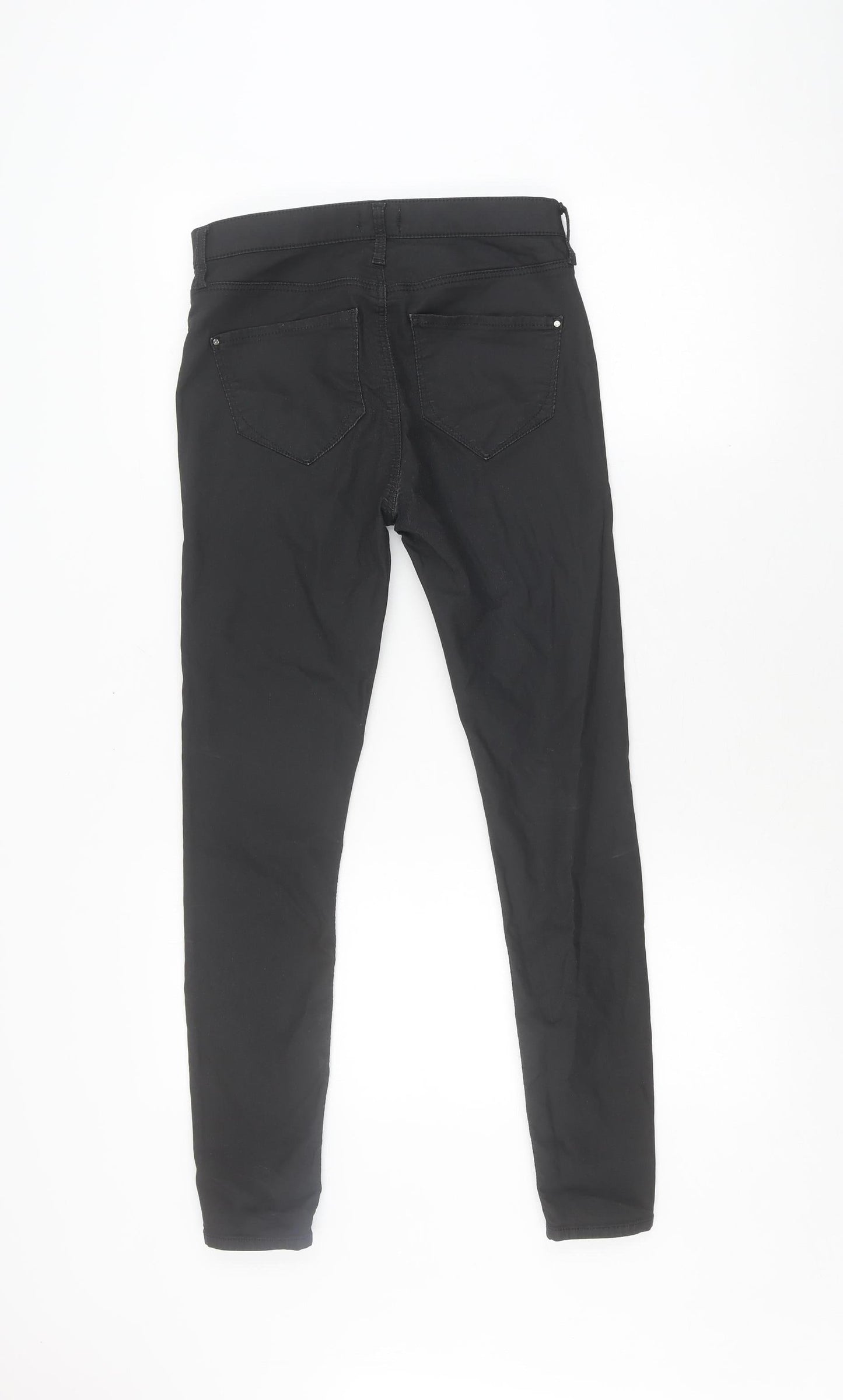 River Island Women's Black Skinny Trousers Size 10