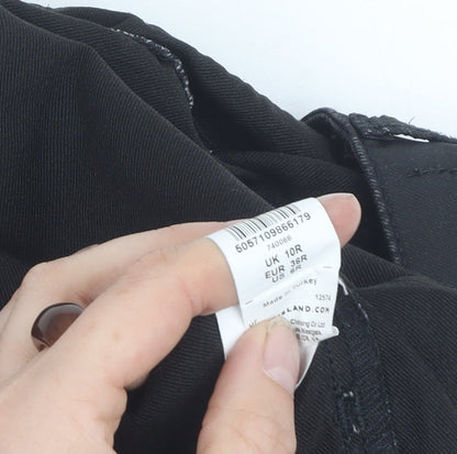 River Island Women's Black Skinny Trousers Size 10