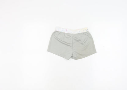 Nike Girls Athletic Grey Shorts - Size 6-7 Years