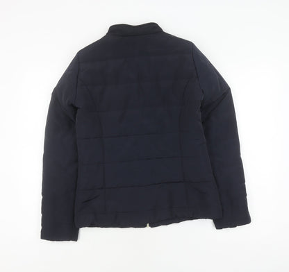 Womens UK Size 8 Dorothy Perkins Black Puffer Jacket