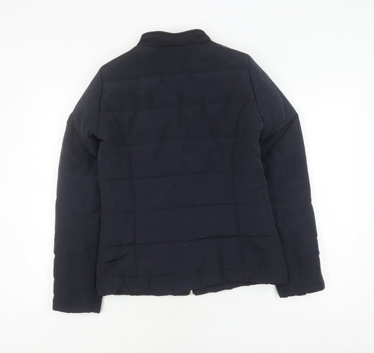 Womens UK Size 8 Dorothy Perkins Black Puffer Jacket