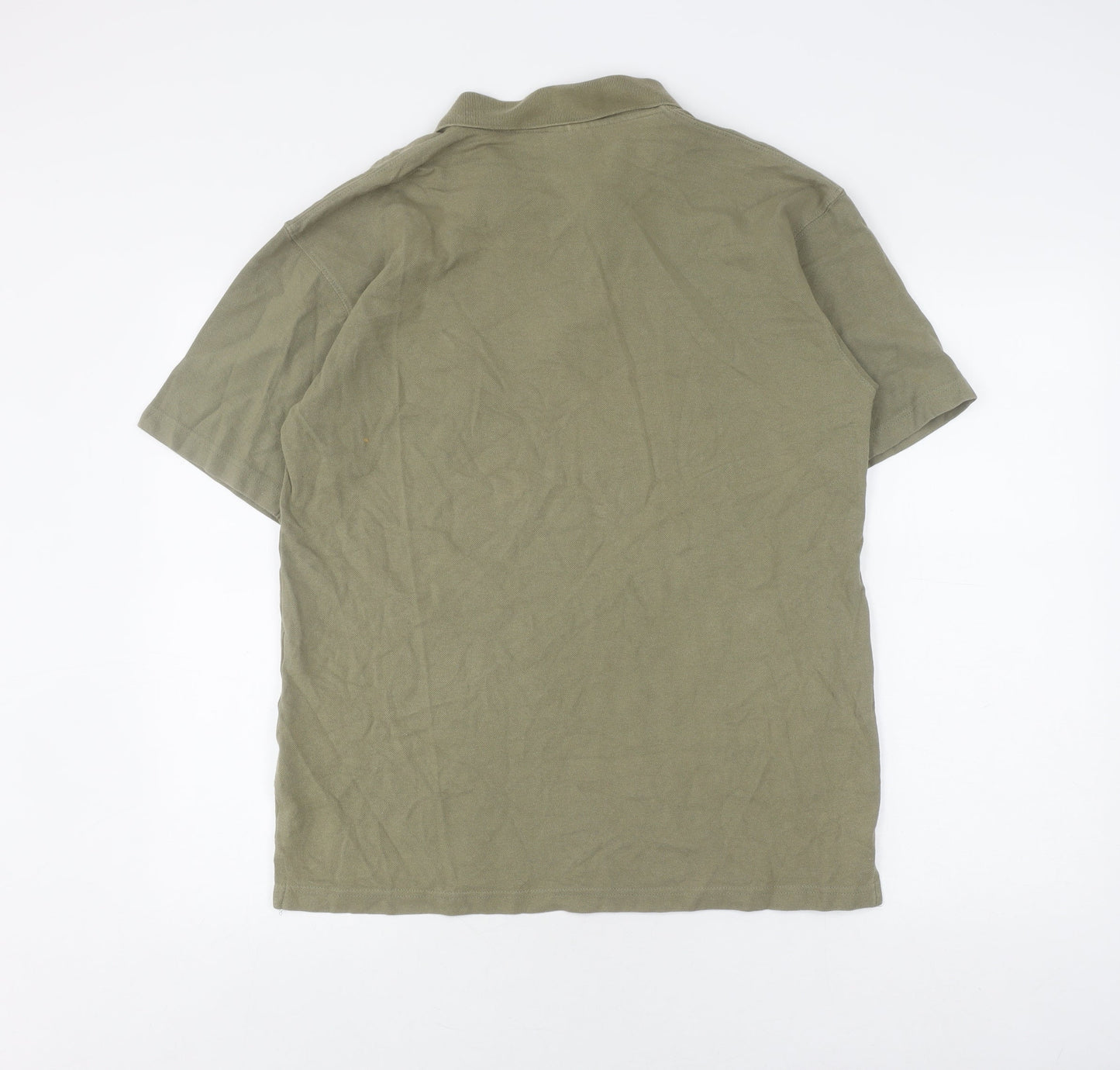 Cotton Traders Men's Green Polo Shirt M